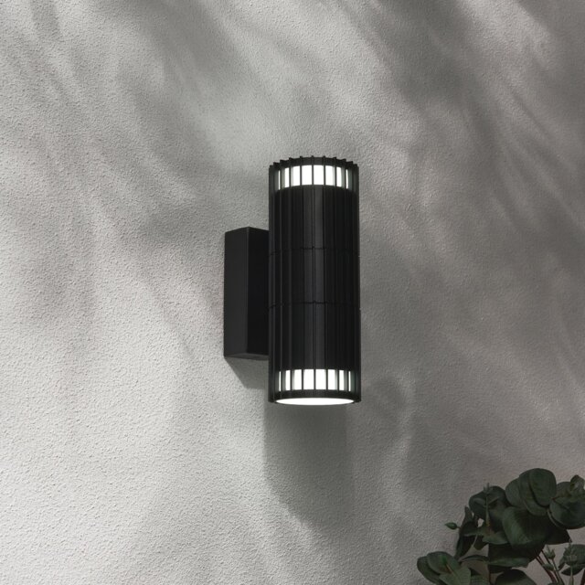 Zink IVY IP65 Black Outdoor Wall Up and Down Light - image 1
