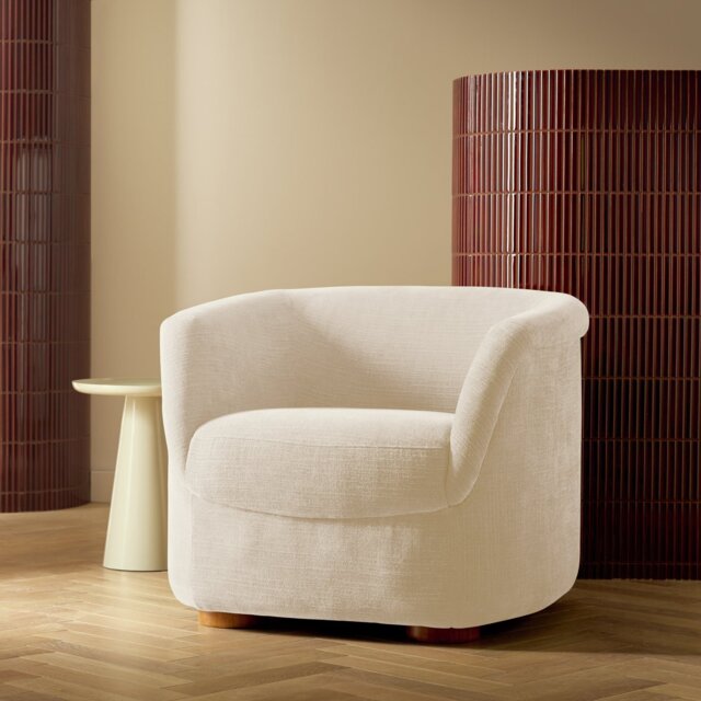 Habitat Nora Fabric Chair - Cream - image 1