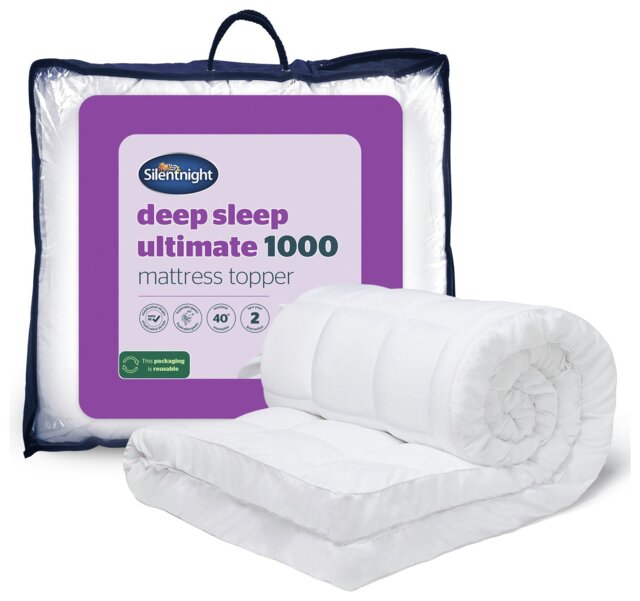 Silentnight Deep Sleep 10cm Mattress Topper -Superking - image 1