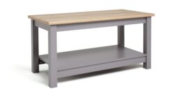 Argos Home Winchester Coffee Table - Grey - thumbnail 1