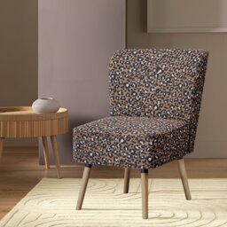 Argos Home Eppy Fabric Accent Chair - Leopard Print - thumbnail 1