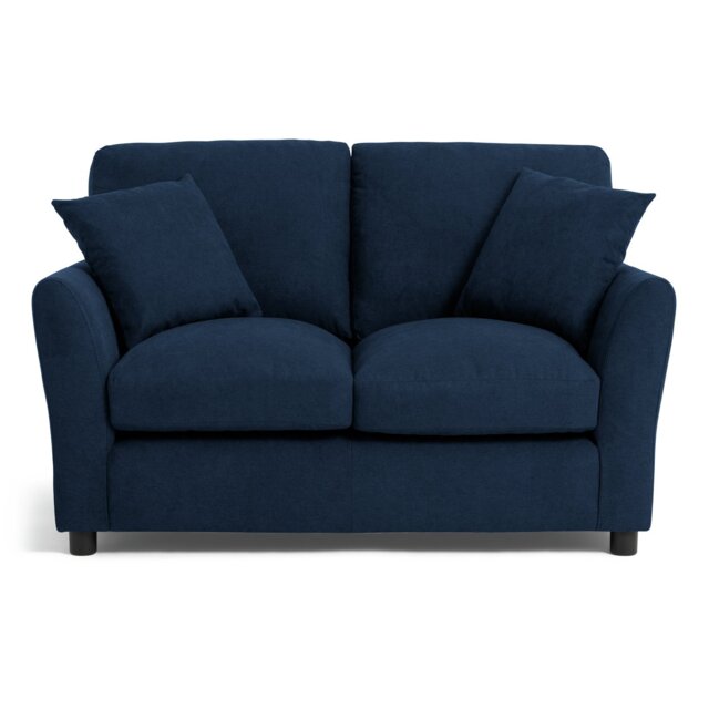 Argos Home Aleeza Fabric 2 Seater Sofa - Navy - image 1