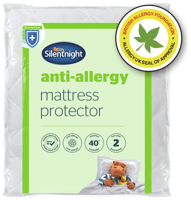 Silentnight Anti-Allergy Mattress Protector - Small Double - image 1