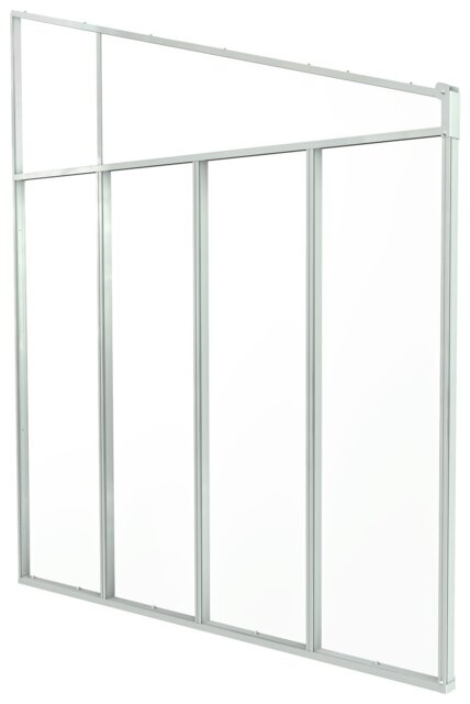Palram - Canopia Sierra 3m Patio Cover Side - White - image 1