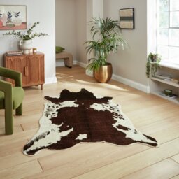 Think Rugs Faux Cow Hide Pelt Rug - 150x200cm
