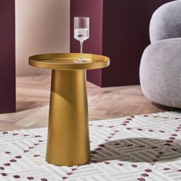 Habitat Enya Side Table - Gold - thumbnail 1