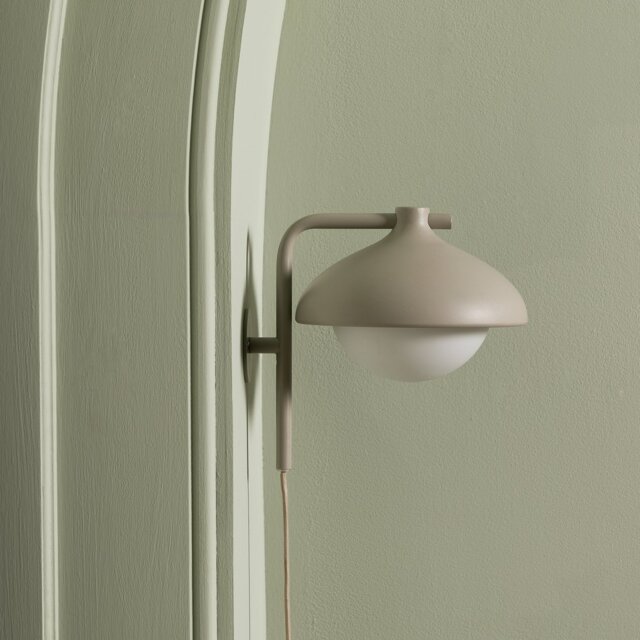 Habitat Acorn Metal Wall Light - Latte - image 1