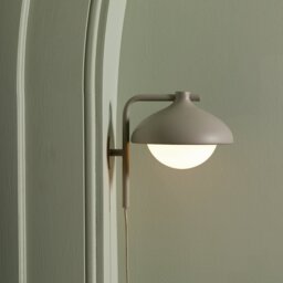 Habitat Acorn Metal Wall Light - Latte - thumbnail 2