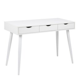 Furniture To Go Neptun 3 Drawer Office Desk - White - thumbnail 2