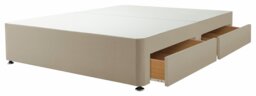 Silentnight Double 4 Drawer Divan Bed Base - Sandstone - thumbnail 2