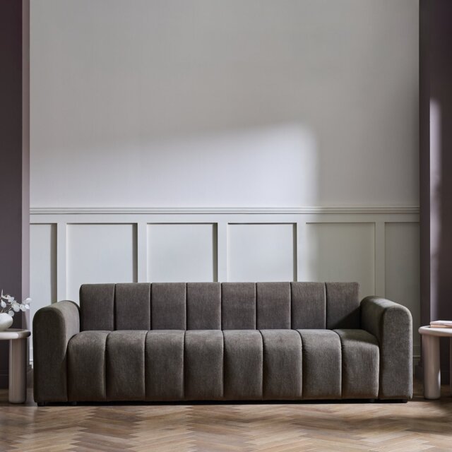 Argos Home Tigana Fabric 3 Seater Sofa Bed - Mink - image 1