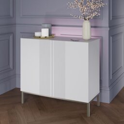 Frank Olsen Iona 2 Door Sideboard - White - thumbnail 2