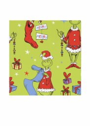 The Grinch Christmas Fleece Throw - Green - 150x100cm - thumbnail 2