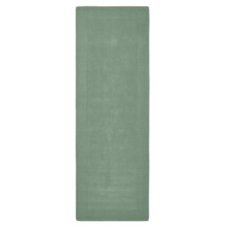 Habitat Simple Border Green Wool Cut Pile Runner - 66x200cm - thumbnail 2