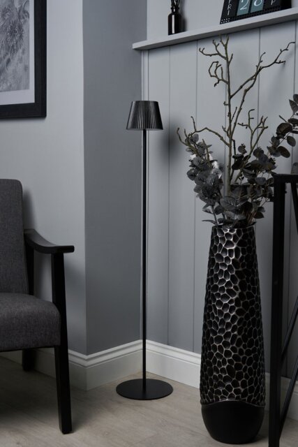 BHS Rechargeable LED Floor Lamp - Black - image 1