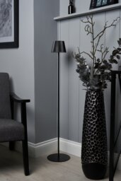 BHS Rechargeable LED Floor Lamp - Black - thumbnail 1