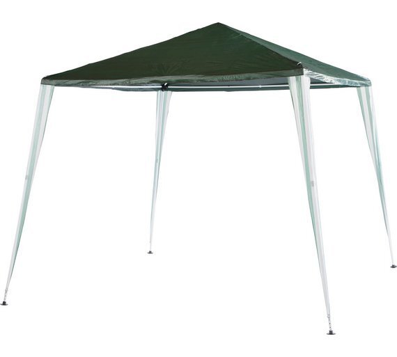 Argos Home 2.7m x 2.7m Garden Gazebo - Green - image 1