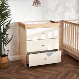 Obaby Evie Nursery 3 Piece Furniture Set - Cream