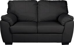 Argos Home Milano Leather 2 Seater Sofa - Black