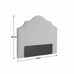 Habitat Daphne Fabric Kingsize Headboard - Grey