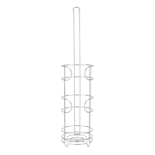 Argos Home Wire Toilet Roll Storage and Holder - Chrome - image 1