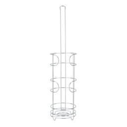 Argos Home Wire Toilet Roll Storage and Holder - Chrome - thumbnail 1