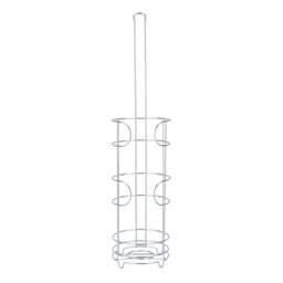 Argos Home Wire Toilet Roll Storage and Holder - Chrome - thumbnail 2