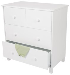 Great Little Trading Company Lulworth 4 Drawer Chest - White - thumbnail 2