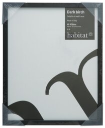 Habitat Black Dark Birch Wooden Picture Frame - 40x50cm - thumbnail 2