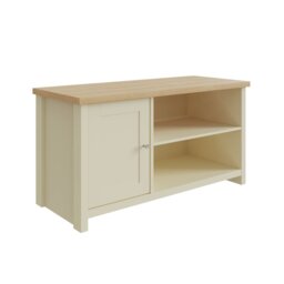 GFW Lancaster 2 Drawer Coffee Table and TV Unit - Cream - thumbnail 2