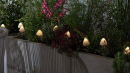 Habitat Mini Mushroom Solar Stake Lights