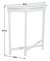 Argos Home Rita Console Table - White - thumbnail 2