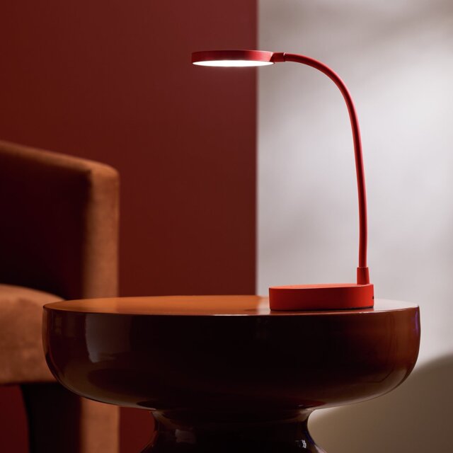 Habitat Mopsa Rechargeable Desk Lamp - Red - image 1