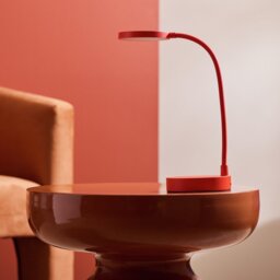 Habitat Mopsa Rechargeable Desk Lamp - Red - thumbnail 2