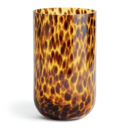 Habitat Tortoiseshell Glass Vase - thumbnail 1