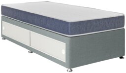 Argos Home Devon Single Side Slide Divan Bed - Grey