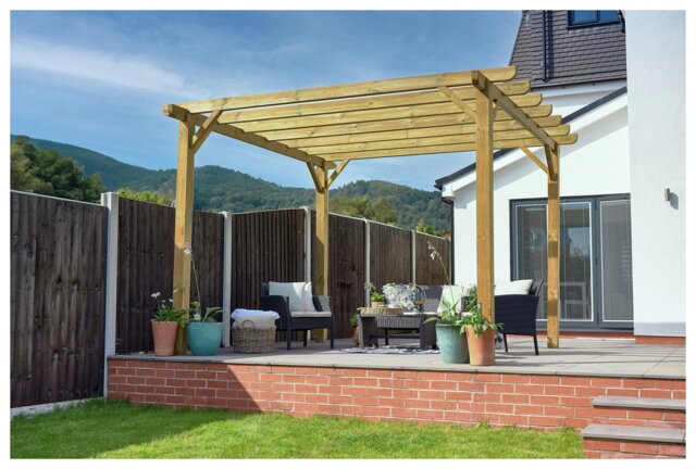 Forest Garden 3.6 x 3.6m Pergola - image 1