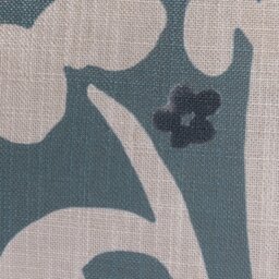 Habitat Floral Botanical Printed Cushion - Blue - 43x43cm - thumbnail 2