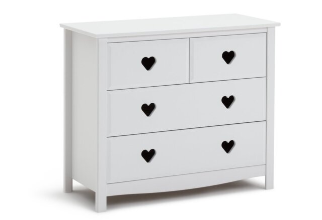 Argos Home Kids Mia 4 Drawer Chest - White - image 1
