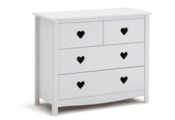 Argos Home Kids Mia 4 Drawer Chest - White