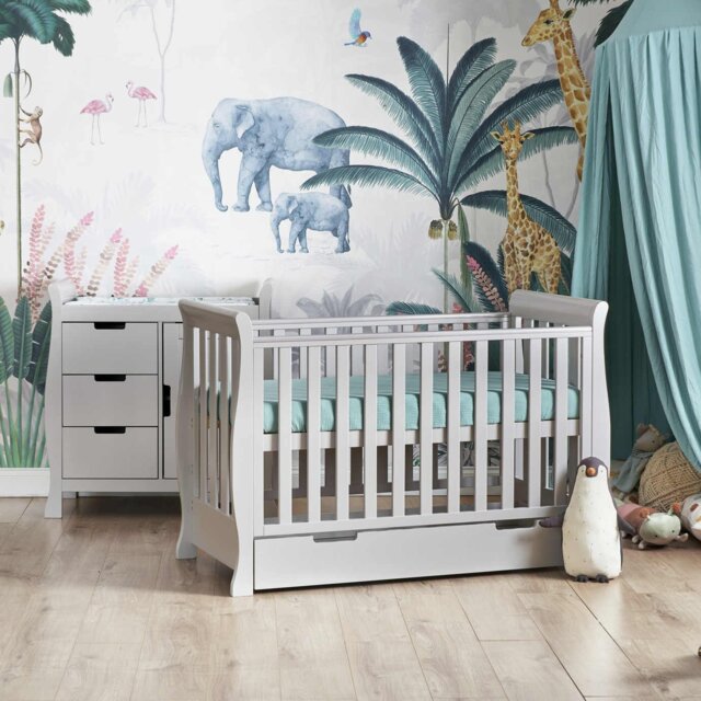Obaby Stamford Mini 2 Piece Room Set - Warm Grey - image 1