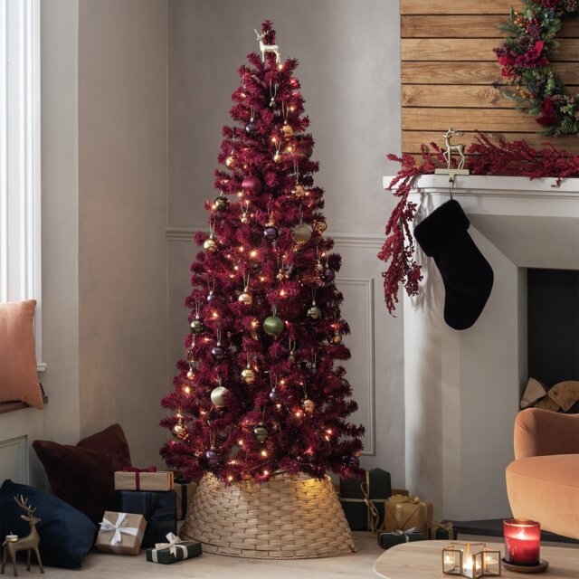 Habitat 6ft Christmas Tree - Red - image 1