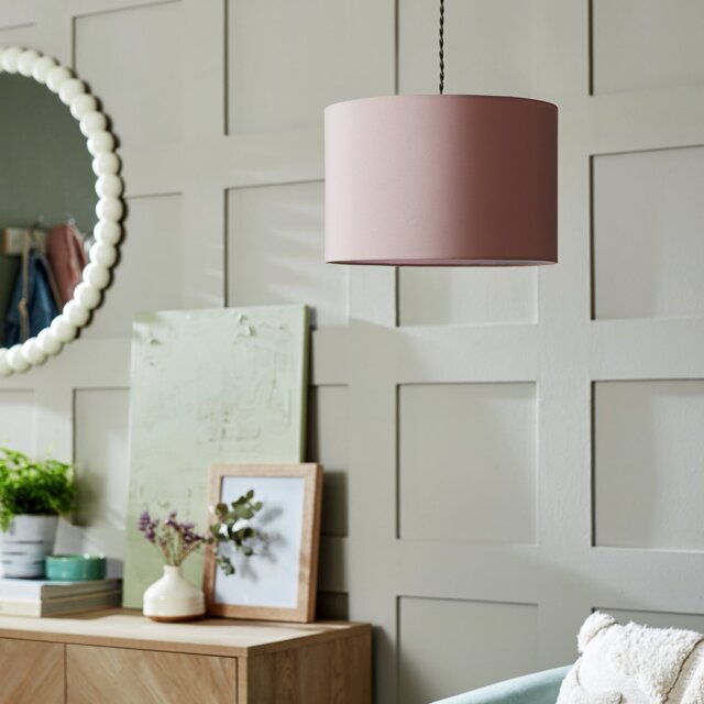 Argos Home Pink Easy Fit Lampshade - 30cm - image 1