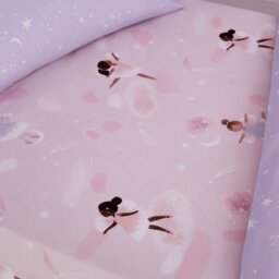 Catherine Lansfield Dancing Fairies Fitted Sheet - Single - thumbnail 2