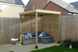 Forest Garden Modular Pergola with 2 Side Panels - thumbnail 1