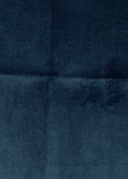 Habitat Celine Velvet Footstool - Navy - thumbnail 2