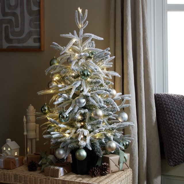 Habitat 3ft Snowy Small Christmas Tree - image 1
