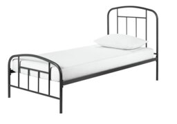 Argos Home Pippa Single Metal Bed Frame - Dark Grey