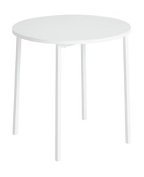 Argos Home Toby Round Coffee Table - White - thumbnail 1