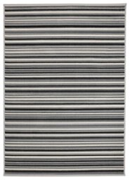 Homemaker Maestro Skinny Stripe Grey Cut Pile Rug -160x230cm - thumbnail 1